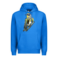 True Royal yellow rumped warbler Premium Hoodie - LillyAllenDesigns