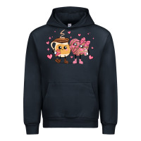 Navy valentines  day conchas and cafecito Urban Hoodie - MaliasSmallBusiness