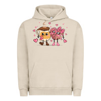 Pigment French Oak valentines  day conchas and cafecito Urban Hoodie - MaliasSmallBusiness