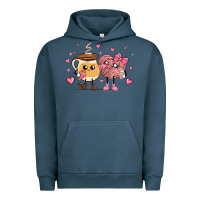 Valentines  Day Conchas And Cafecito Urban Hoodie | Teevron