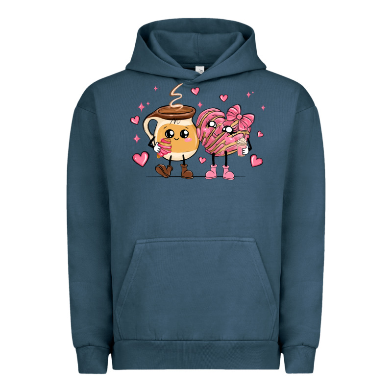 Valentines  Day Conchas And Cafecito Urban Hoodie by MaliasSmallBusiness | Teevron