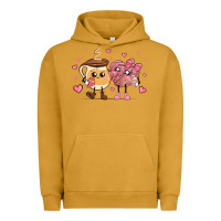 Pigment Peanut Butter valentines  day conchas and cafecito Urban Hoodie - MaliasSmallBusiness