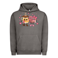 Pigment Tornado valentines  day conchas and cafecito Urban Hoodie - MaliasSmallBusiness