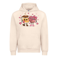 Sandshell valentines  day conchas and cafecito Urban Hoodie - MaliasSmallBusiness