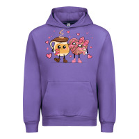 Tulip valentines  day conchas and cafecito Urban Hoodie - MaliasSmallBusiness