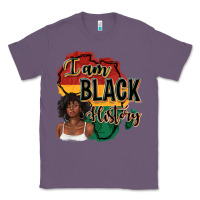 Lavender i am black history Classic Tee - texasbilliewilder