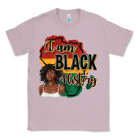 Lilac i am black history Classic Tee - texasbilliewilder