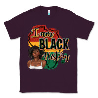 Plum i am black history Classic Tee - texasbilliewilder