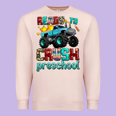 Ready To School Crush Preschool Premium Sweatshirt Designed By Adodesignshop