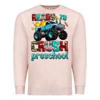 Pale Pink ready to school crush preschool Premium Sweatshirt - AdoDesignShop