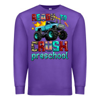 Purple ready to school crush preschool Premium Sweatshirt - AdoDesignShop