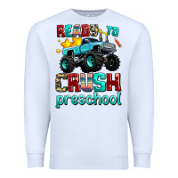 White ready to school crush preschool Premium Sweatshirt - AdoDesignShop