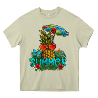 Mossy Summer Heavy Core Tee - CowhideDigitalArt