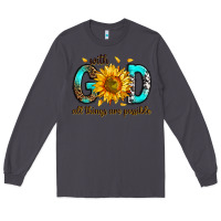 Smoke with god all things possible Long Sleeve Tee - RanaPortraitStore