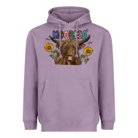 Lavender Moorica Heavyweight Hoodie - CowhideDigitalArt