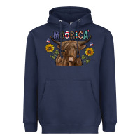 Navy Moorica Heavyweight Hoodie - CowhideDigitalArt
