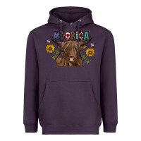 Plum Moorica Heavyweight Hoodie - CowhideDigitalArt