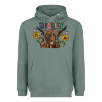 Sage Moorica Heavyweight Hoodie - CowhideDigitalArt