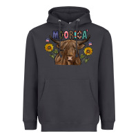 Smoke Moorica Heavyweight Hoodie - CowhideDigitalArt