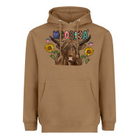 Toasted Coconut Moorica Heavyweight Hoodie - CowhideDigitalArt