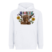 White Moorica Heavyweight Hoodie - CowhideDigitalArt