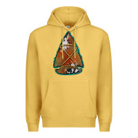 Antique Gold cowhide rusty arrowhead Premium Hoodie - Jasminsmagicworld