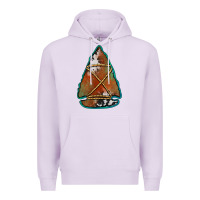 Lilac cowhide rusty arrowhead Premium Hoodie - Jasminsmagicworld