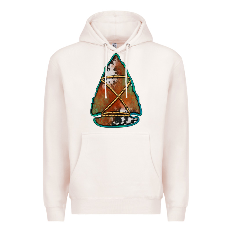 Cowhide Rusty Arrowhead Premium Hoodie by Jasminsmagicworld | Teevron