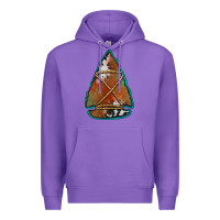 Purple cowhide rusty arrowhead Premium Hoodie - Jasminsmagicworld