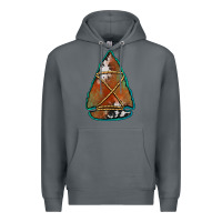 Rock cowhide rusty arrowhead Premium Hoodie - Jasminsmagicworld