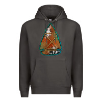 Smoke cowhide rusty arrowhead Premium Hoodie - Jasminsmagicworld