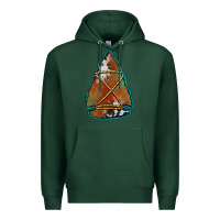 Sports Green cowhide rusty arrowhead Premium Hoodie - Jasminsmagicworld
