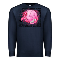 Navy breast cancer volleyball Premium Sweatshirt - JahusDesignShop