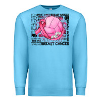Ocean Blue breast cancer volleyball Premium Sweatshirt - JahusDesignShop
