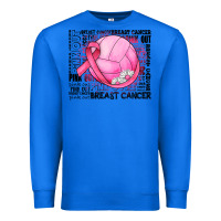 True Royal breast cancer volleyball Premium Sweatshirt - JahusDesignShop