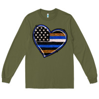 Army Green police heart Long Sleeve Tee - RanaPortraitStore