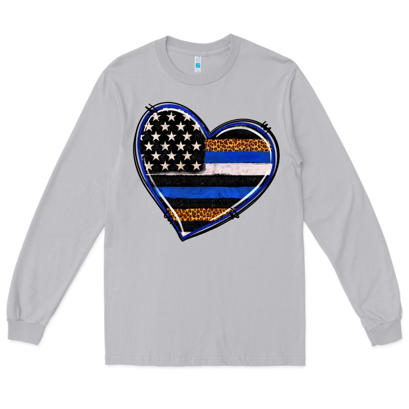 Police Heart Long Sleeve Tee by RanaPortraitStore | Teevron