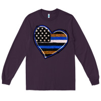 Plum police heart Long Sleeve Tee - RanaPortraitStore