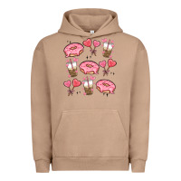Pigment Burro valentines day doodles Urban Hoodie - MaliasSmallBusiness