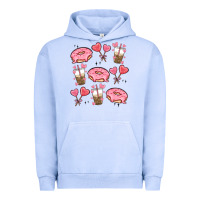 Pigment Grape Ice valentines day doodles Urban Hoodie - MaliasSmallBusiness