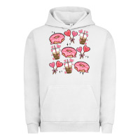 Pigment Lunar Rock valentines day doodles Urban Hoodie - MaliasSmallBusiness