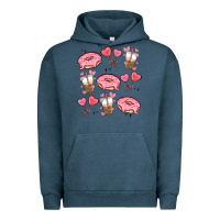 Pigment Midnight Navy valentines day doodles Urban Hoodie - MaliasSmallBusiness
