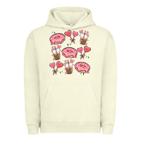 Pigment Pistachio valentines day doodles Urban Hoodie - MaliasSmallBusiness