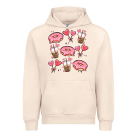 Sandshell valentines day doodles Urban Hoodie - MaliasSmallBusiness