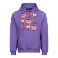 Tulip valentines day doodles Urban Hoodie - MaliasSmallBusiness