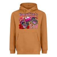 Meerkat valentines day monster truck Heavyweight Hoodie - RacoonDesign