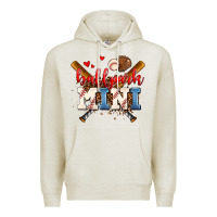 Oatmeal Heather ballpark mini Premium Hoodie - AdoDesignShop