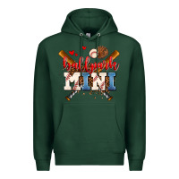 Sports Green ballpark mini Premium Hoodie - AdoDesignShop