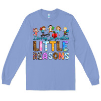 Colony Blue i love my job for all the little reason Long Sleeve Tee - RanaPortraitStore