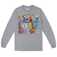 Heather Grey i love my job for all the little reason Long Sleeve Tee - RanaPortraitStore